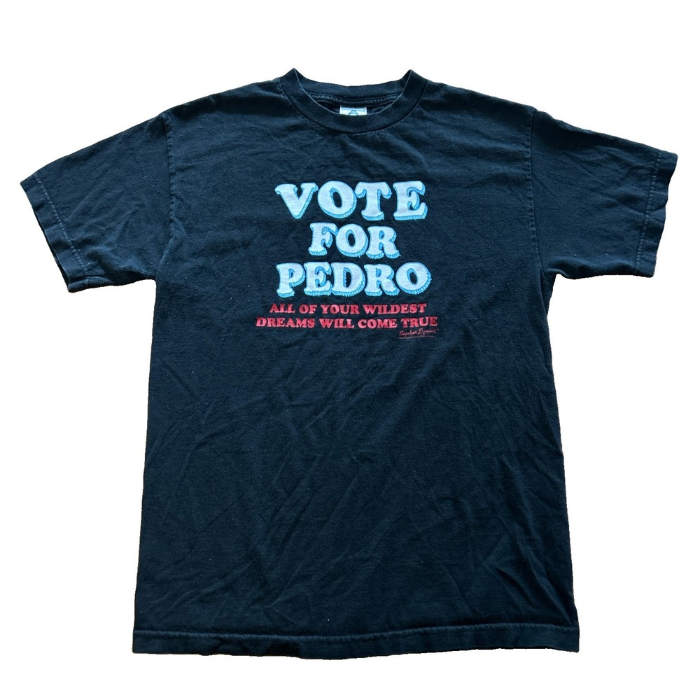 Vintage AAA Vote For Pedro Napoleon Dynamite T-Shirt Size Medium 2005